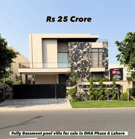 Palatial 1 Kanal Fully Furnished Luxury Villa with Pool, Cinema & Lift for Sale Near Raya, DHA Lahore - Photo 1